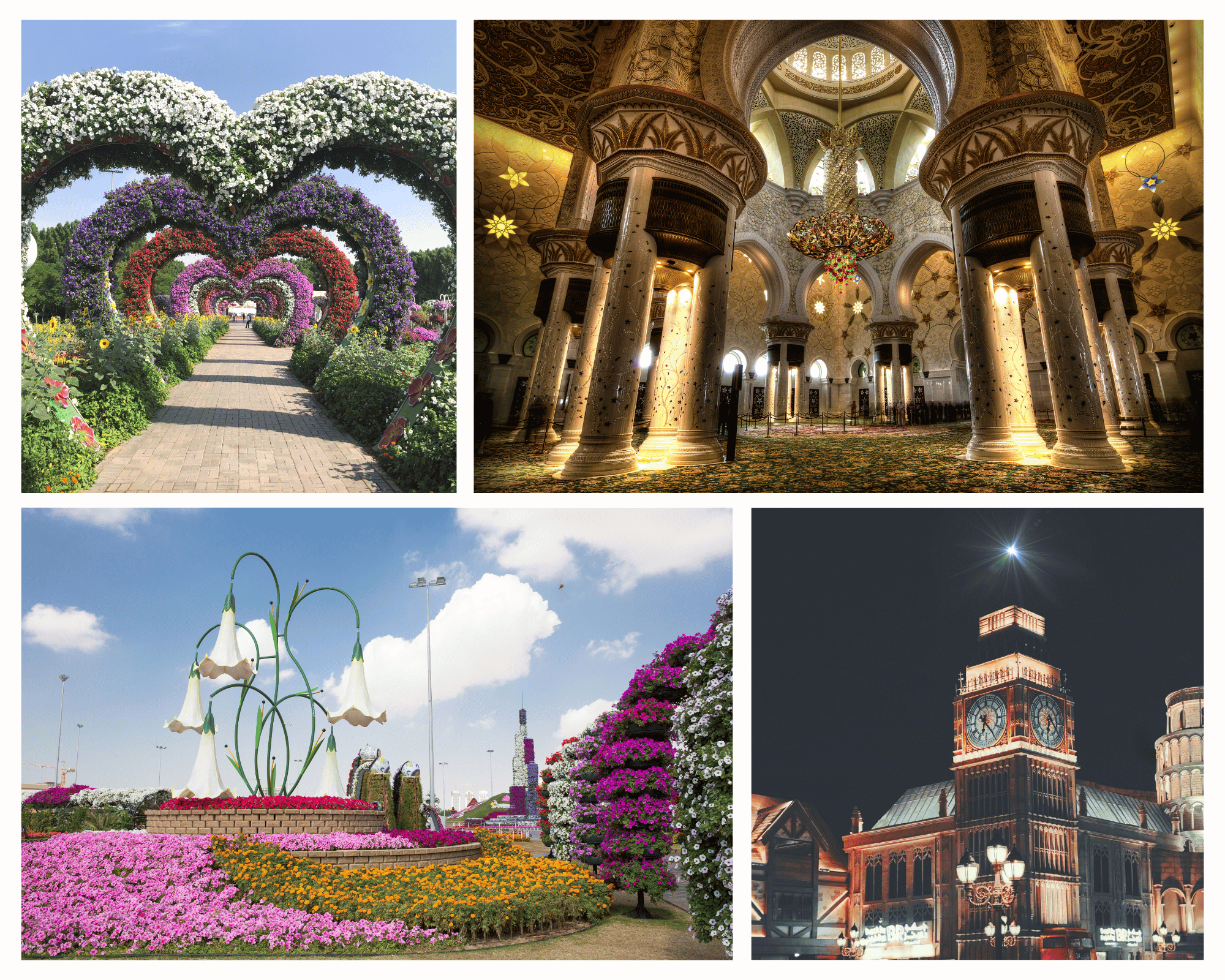 Dubai 4 * Hotel With Trio + Miracle Garden + Global Village + Abu Dhabi City Tour With Grand Mosque 05 Nights | 06 Days