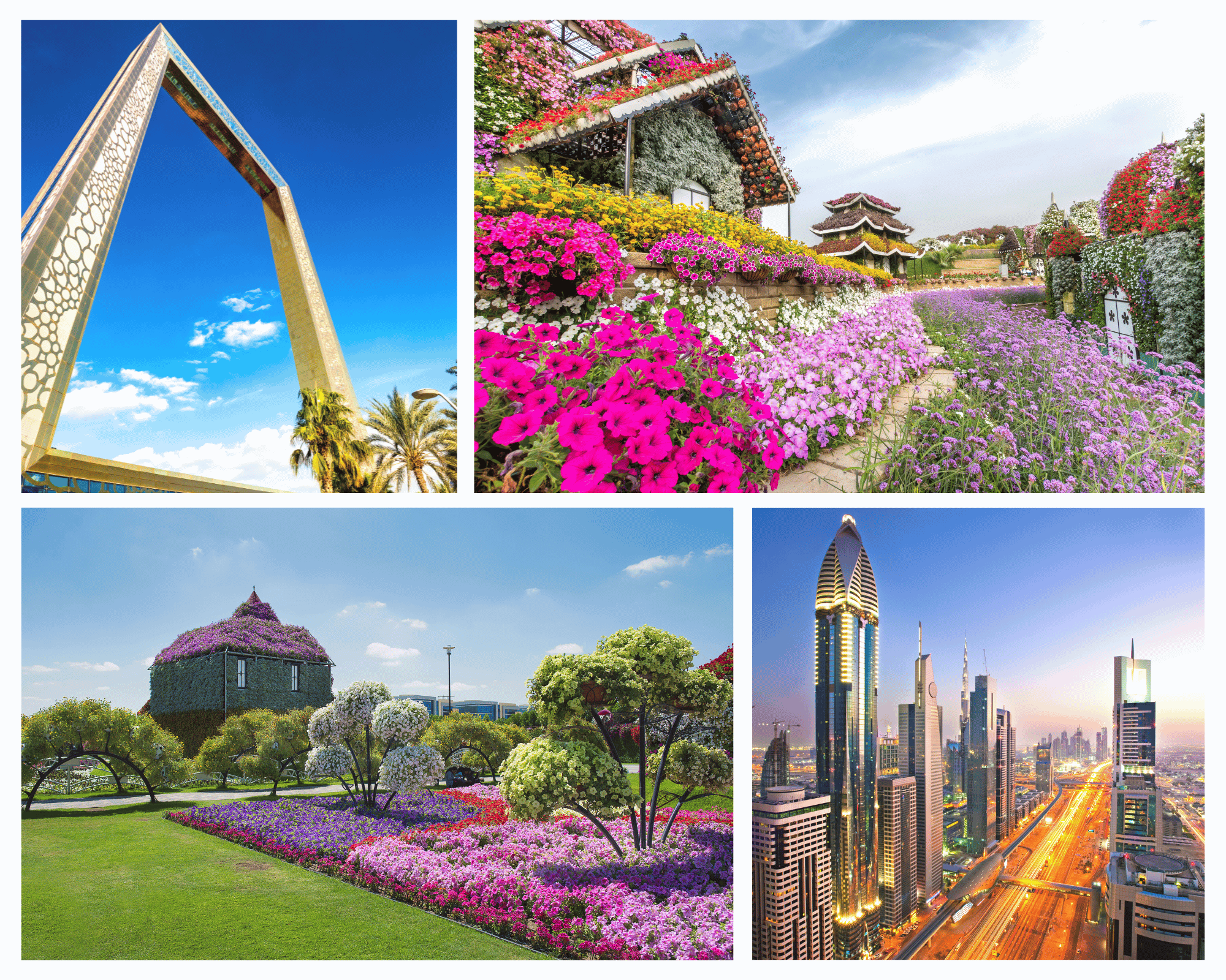 Dubai 4 * Hotel With Trio + Miracle Garden + Dubai Frame 04 Nights | 05 Days