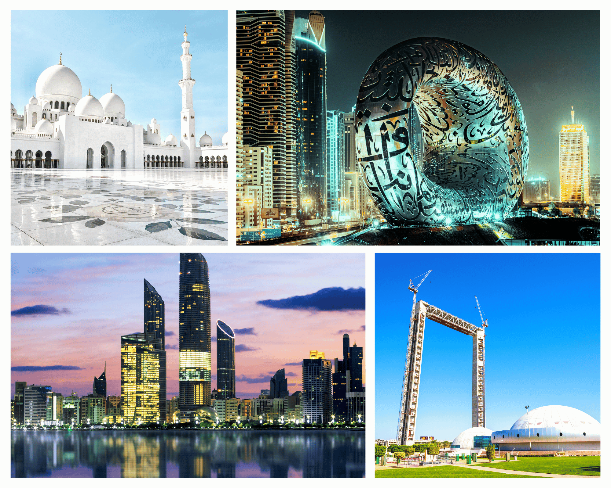 Dubai 3 * Hotel With Trio + Dubai Frame + Future Museum + Abu Dhabi City Tour With Grand Mosque 05 Nights | 06 Days